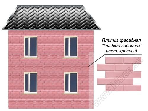 Облицовка фасадной плиткой