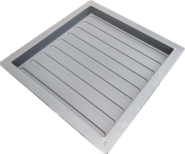 Форма для тактильной плитки (А1) «Прямолинейные параллельные рифы»